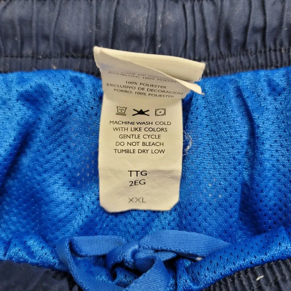 Nike‎ Shorts Mens XXL Blue Lined Swim Shorts Logo Beach Swim Drawstring Outdoors
